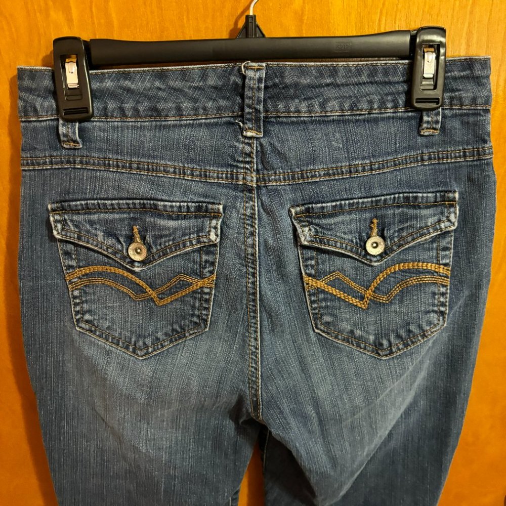 Nine West West End Midrise Jeans Button Pockets Size 6 - Picture 11 of 16